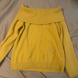LIKE NEW Anthropologie Off-the-Shoulder Sweater